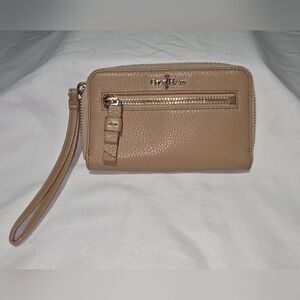 Cole Haan Tan Leather Wristlet Wallet
